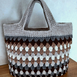 かぎ針編み*グラニースクエア*モチーフつなぎ*ブランケット*ソファ