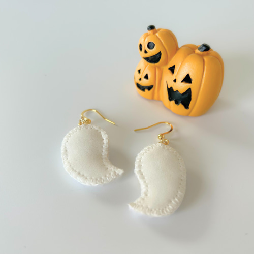 ハロウィン フリンジ ピアス おばけ ホワイトベース ハロウィン フリンジ ピアス おばけ ホワイトベース 楽天市場