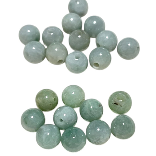 天然石ビーズ グリーンファントムクォーツ星モチーフ ブレスレット