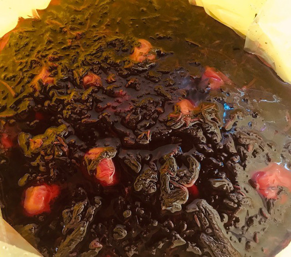 ご飯のお友に【お得用】無添加お弁当用しそ漬け小梅500g（少し傷あり） 6枚目の画像