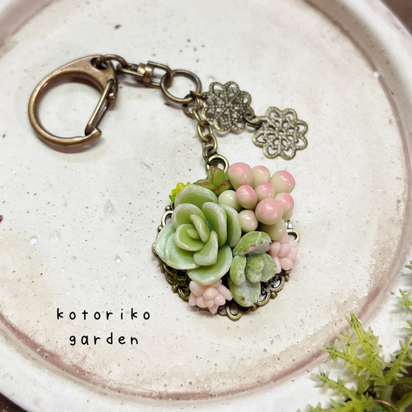 樹脂粘土 多肉 チャーム 樹脂粘土 多肉 チャーム 🌱おうち習い事アプリ『ミルーム