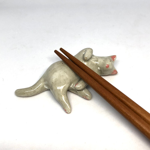 猫 箸置き | sen no STORE 猫型箸置き 白