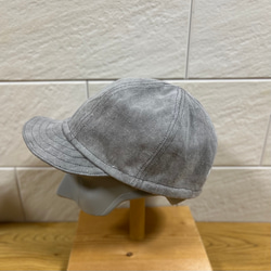 岡山デニム☆墨染タイダイ☆60cm☆グレー☆肉厚12oz☆6パネルキャップ☆帽子☆ユニセックス 1枚目の画像