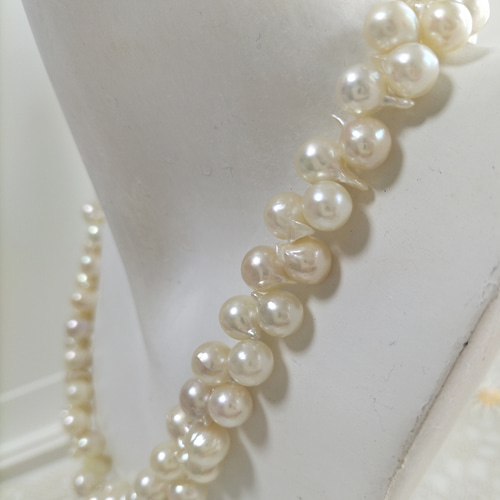 あこや真珠、クレオパトラ珠のマグネット式ネックレス ネックレス