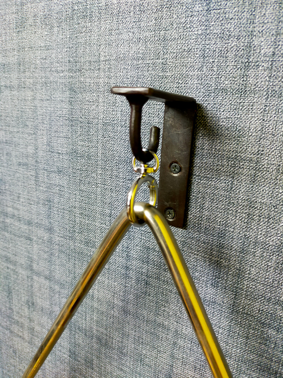 triangle×towel hanger(トライアングル×タオルハンガー×アップサイクル) 5枚目の画像