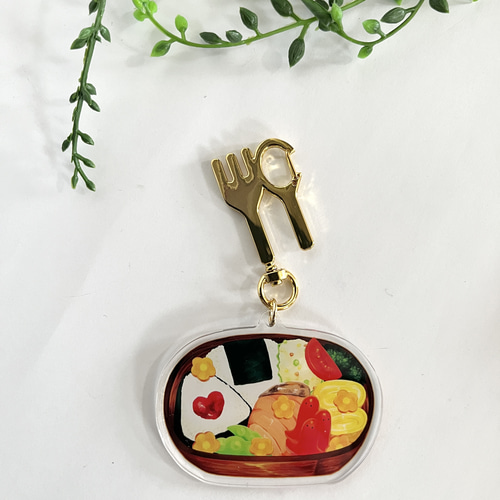 オリジナルイラスト お弁当箱 ランチバック アクリル