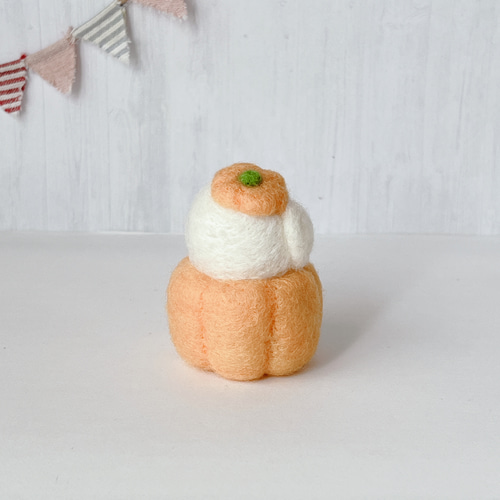 受注制作（ハロウィン）おばけinおばけかぼちゃ⑤大きいサイズ
