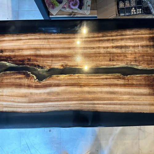 在庫あり 即納 LA FUSION レジンテーブル ソファーテーブル