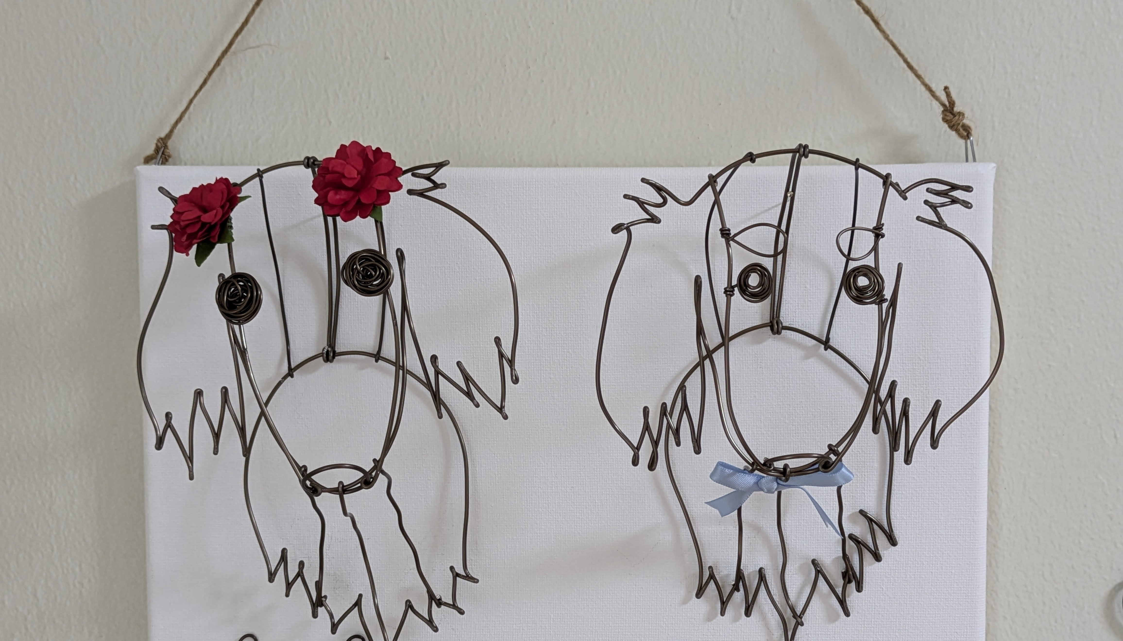 ダックスの壁飾り【受注制作】