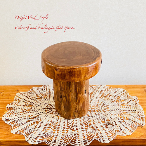 流木インテリア スツール フラワースタンド 一点物 椅子 ベンチ 流木板 N27 流木インテリア スツール フラワースタンド 一点物 椅子 ベンチ