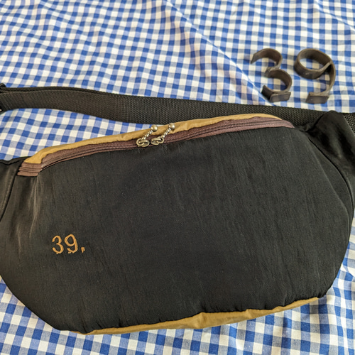 KAPITALネイビー バンダナ柄 ウエストバッグ Kapital BAG ウエストポーチ