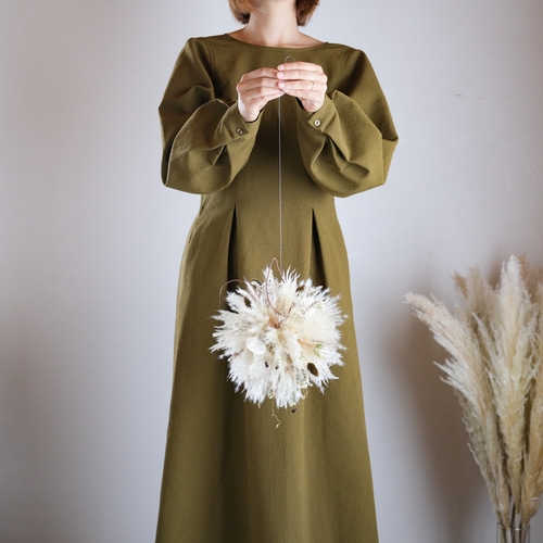 秋のふわふわパンパスグラスのフライングボール＊フライングリース