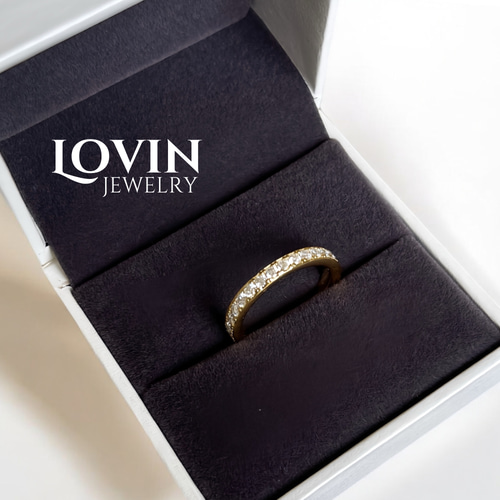 ありす様専用/ 最高級モアサナイト / フルエタニティリング / レール