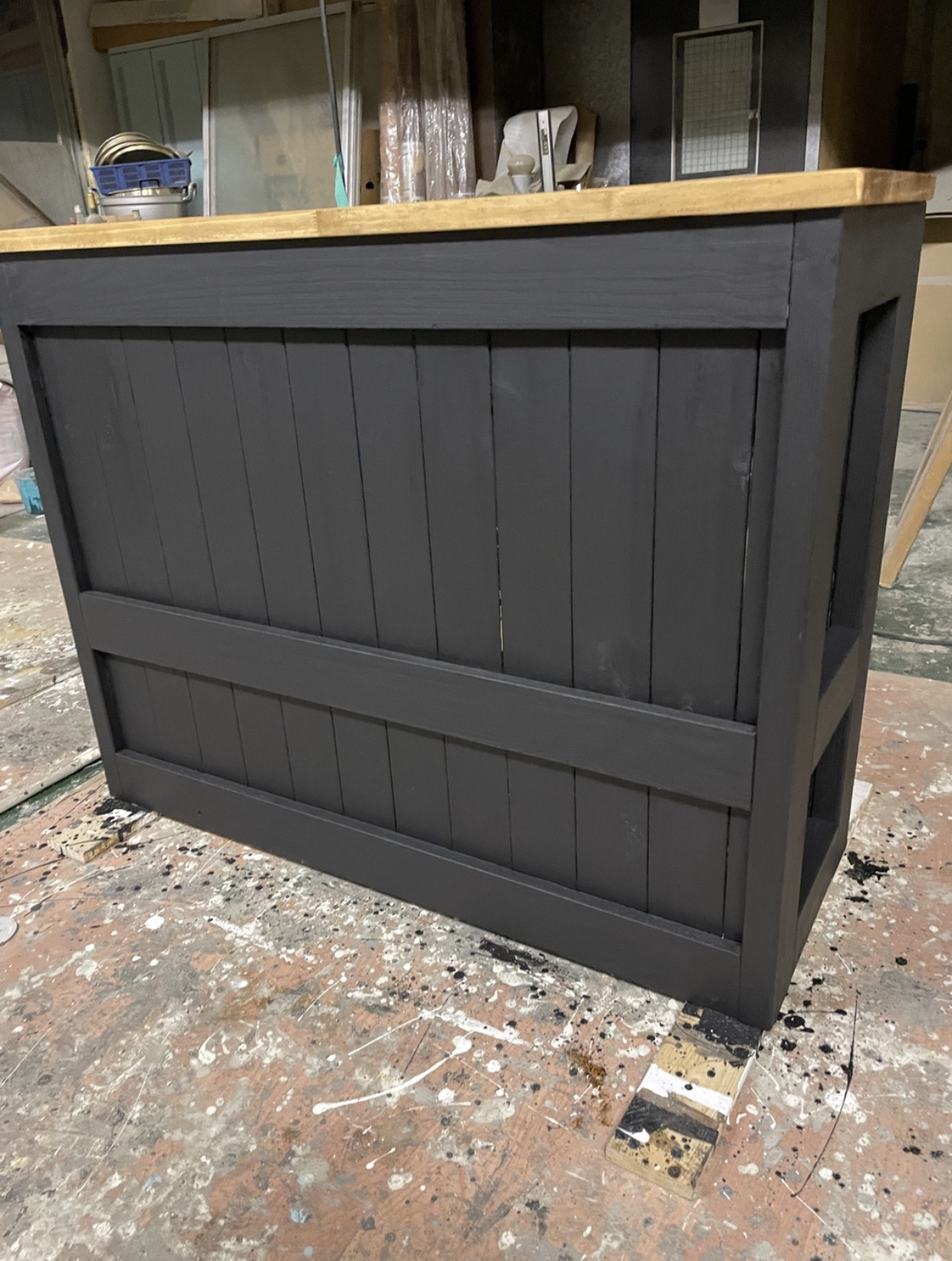 【フラット】カウンター　レジ　作業　男のロマン　幅98×高さ103×奥行き43cm