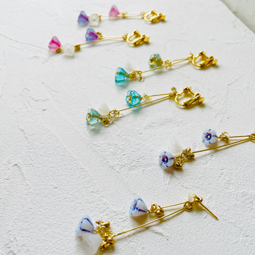 belle flower- 花/ビーズ/ピアス/イヤリング ピアス（その他） tsukumi