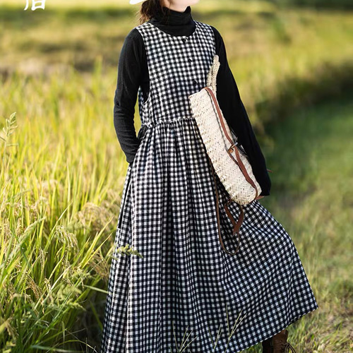 120 ハート胸当て付きギンガムジャンパースカート黒 120 ハート胸当て付きギンガムジャンパースカート黒