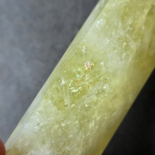 一点物】虹入り✨シトリン 六角柱 ポイント ✩.*˚ 天然石×インテリア 