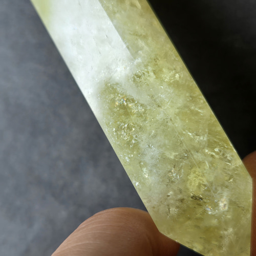 一点物】虹入り✨シトリン 六角柱 ポイント ✩.*˚ 天然石×インテリア 