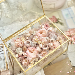 ＊*..シャビーピンクのロマンティックアレンジ＊°.プリザーブドフラワー　贈り物 6cf42d282d472dd3ad903bbf9119a7