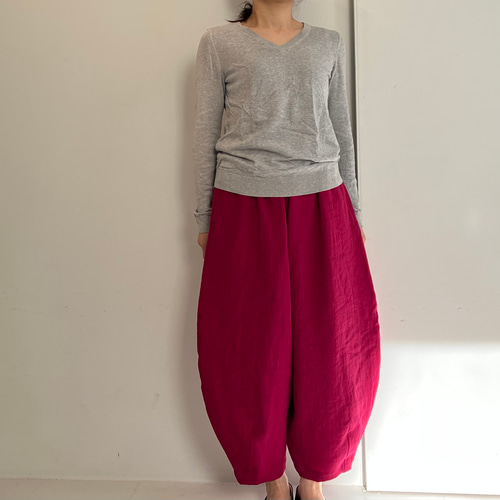 飛鳥512ハンドメイドバルーンパンツご確認ページ 型紙】大人用バルーンパンツ（S・M・L全サイズ記載） 編み図