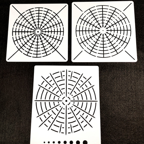 3枚 メモリプレート 印付け マーク カービング ソープカービング