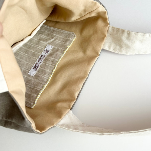 ちくちく手縫い 花束トートバッグ トートバッグ atelier mokka 通販