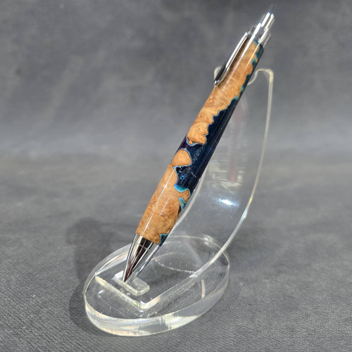 楡瘤 ウッドレジンボールペン【 送料・ギフトボックス無料・当日発送