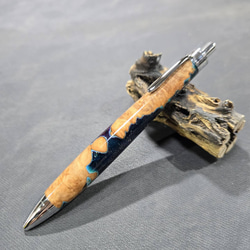 楡瘤 ウッドレジンボールペン【 送料・ギフトボックス無料・当日発送