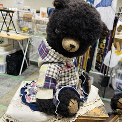 ハンドメイドテディベア 30センチ ぬいぐるみ はちる〜む