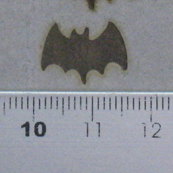 コウモリ(ハロウイン)60W焼印電気ごてセット 3枚目の画像