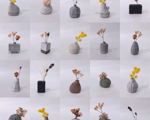 ミニミニ一輪挿し 【イロイロ】置物 お香立て 一輪挿し・花瓶