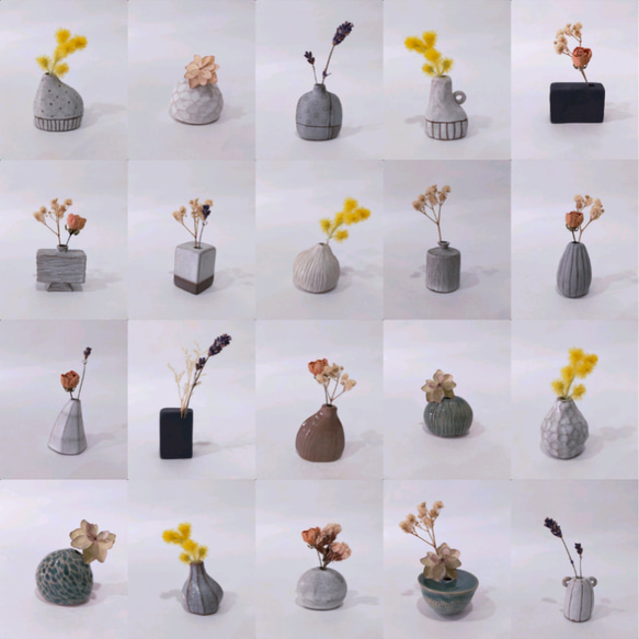 ミニミニ一輪挿し 【イロイロ】置物 お香立て 一輪挿し・花瓶