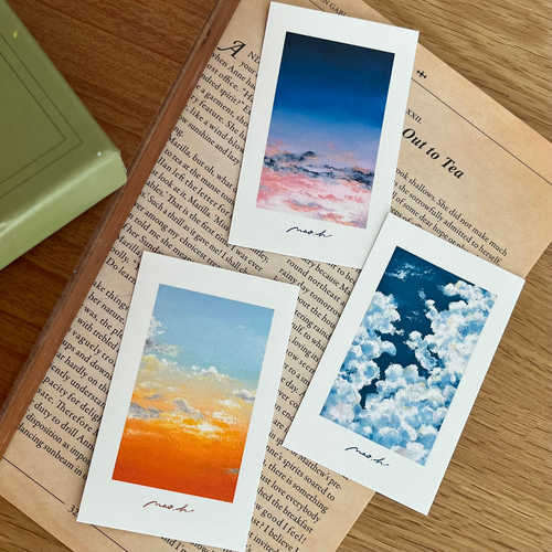 ミニカードセットーsky colorsー スマホ インナーシート 空