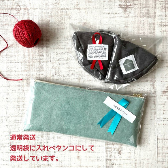 イロドル　まるめてぽいするポリ袋・排水口ネット収納/レジ袋・ビニール袋収納　ロング/ショート　マスタードイエロー 9枚目の画像