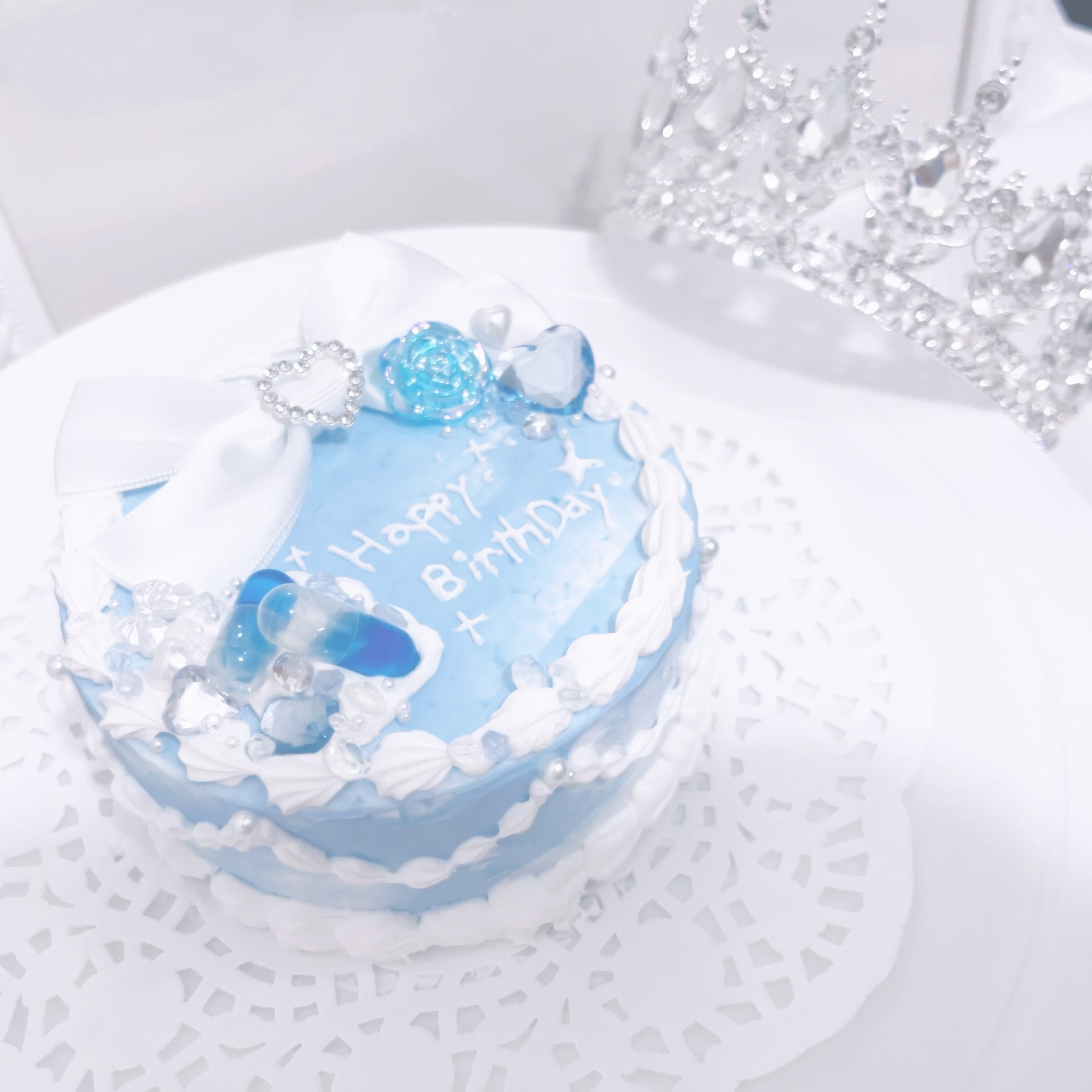 クレイケーキ 推し不在の誕生日 ケーキトッパー ケーキトッパー