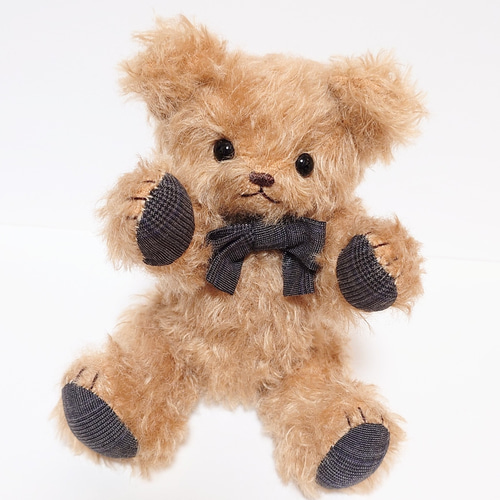 シナモンモヘア テディベア 19cm ぬいぐるみ yukumao 通販