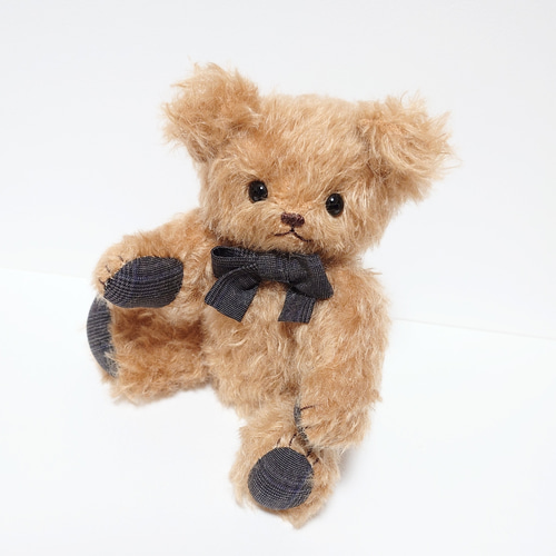 シナモンモヘア テディベア 19cm ぬいぐるみ yukumao 通販