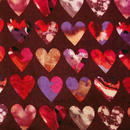 ハンドメイドガーゼハンカチタオルリバティ×ハート