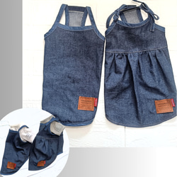 犬服☆ハンドメイド♡キャミワンピース ハンドメイド犬服 バルーンキャミワンピース(36) - メルカリ