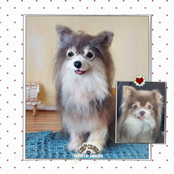 ☆二頭身タイプ☆羊毛フェルト人形オーダーメイド♪イラストプレゼント