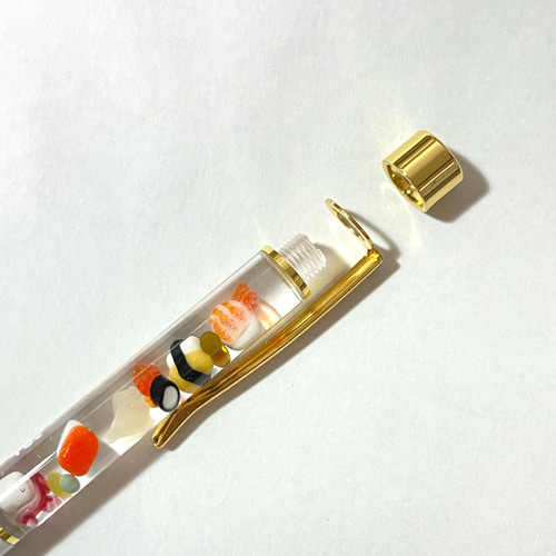 スノードームボールペン用お寿司チャーム◇受注制作 ペン・筆記