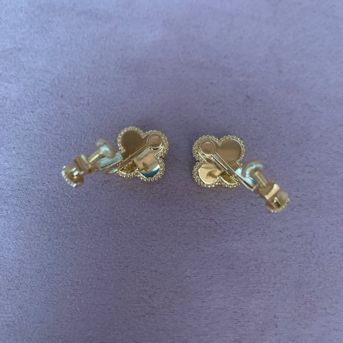 最高級天然石マラカイトイヤリング イヤリング・ノンホールピアス Moco  