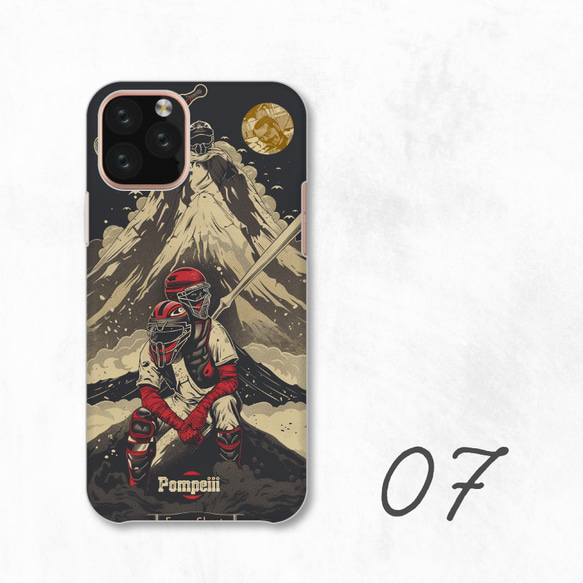 富士山精靈奇幻骷髏恐怖智慧型手機保護殼相容於所有型號後背式硬殼 NLFT-HARD-a591 第9張的照片