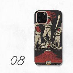 富士山精靈奇幻骷髏恐怖智慧型手機保護殼相容於所有型號後背式硬殼 NLFT-HARD-a591 第10張的照片