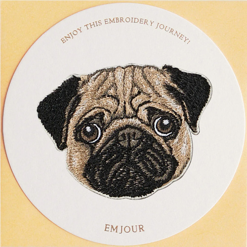 犬の刺繍入りラベンダーサシェ9点 takakoページ ステッカー ワッペン 刺繍 パグ 犬 dog ペット ペットロス クリスマス