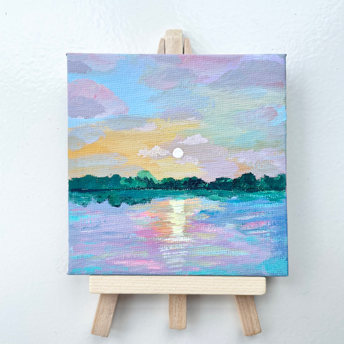 キャンバスアート　油絵 728万再生されてる原画の絵」【原画 F6 キャンバス】 | スプレー