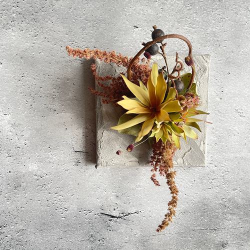 2024年 秋 テクスチャーアート キャンバスアレンジ ギフト お祝い 新居