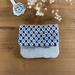 ⚮̈ミナペルホネン forest tile コンパクトウォレットS ミニ財布