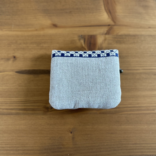 こぎん刺しミニ財布 ブルー その他ミニ財布・コンパクト財布