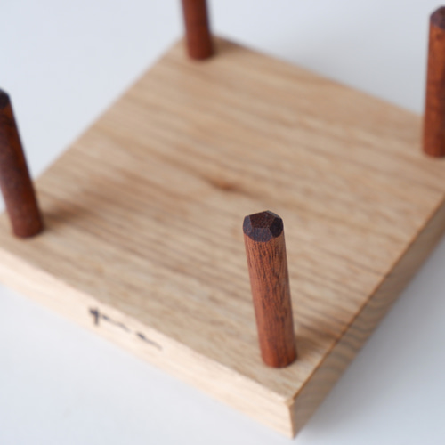 選べる木製コースター5枚セット 木製/木の種類が選べる/木の